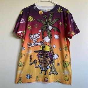 Wiz Khalifa The Boys Of Zummer Tour T-Shirt Mens Small Rap Music Fall Out Boy